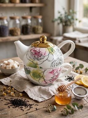 Ciroa Peony Tea for One Set